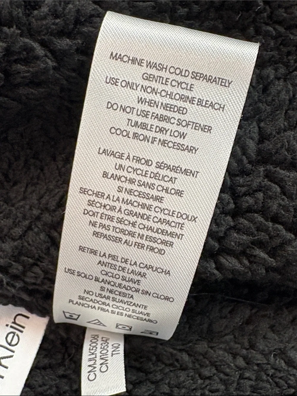 Calvin Klein Men’s Soft Shell Jacket with Sherpa Fleece Lining - Navy - NWT
